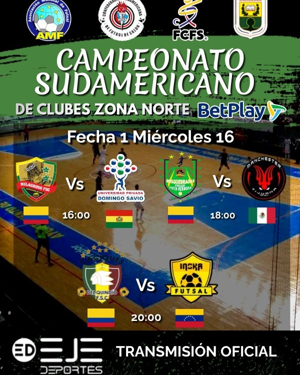 Hoy Inicia el Sudamericano de Clubes Zona norte